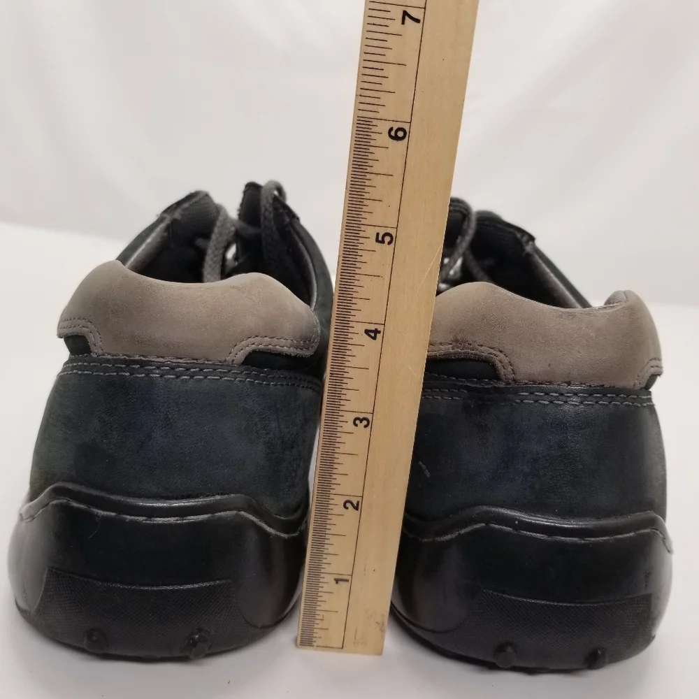 Sketchers Critics 60043 Mens Size 12 Gray Leather Sneakers Lace Up Drivi…